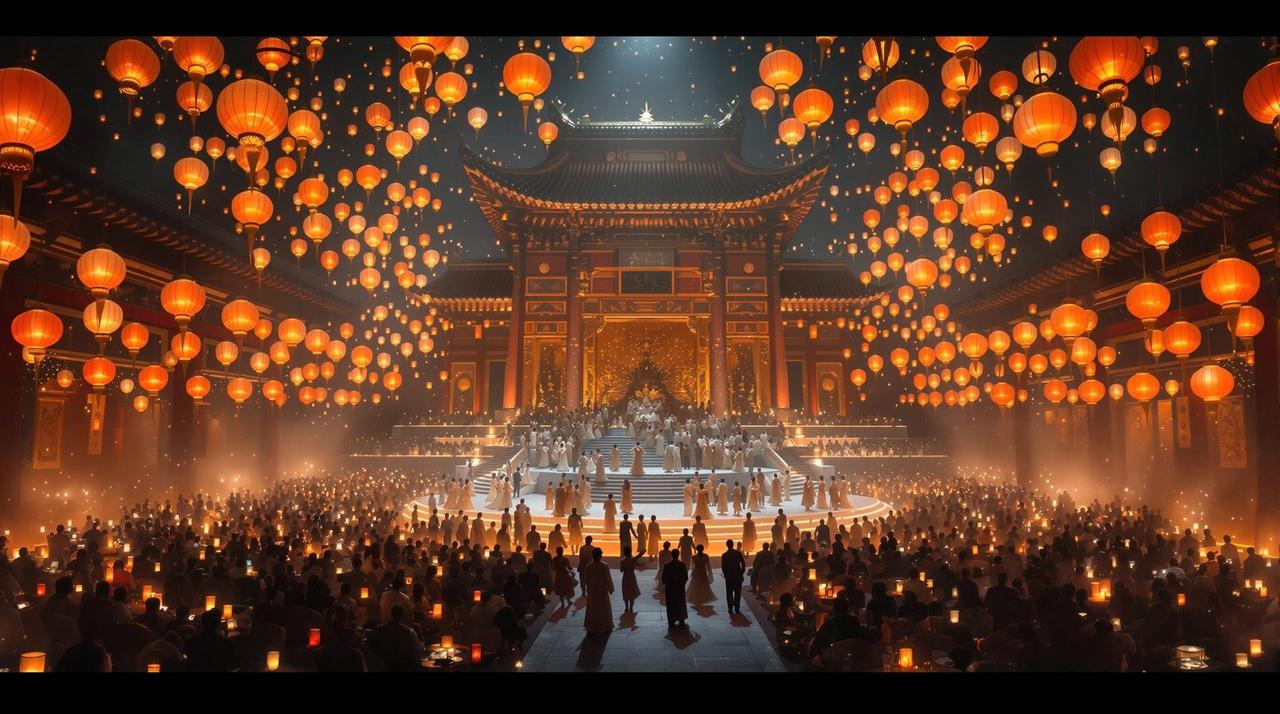 长安夜宴高清影视横版海报
