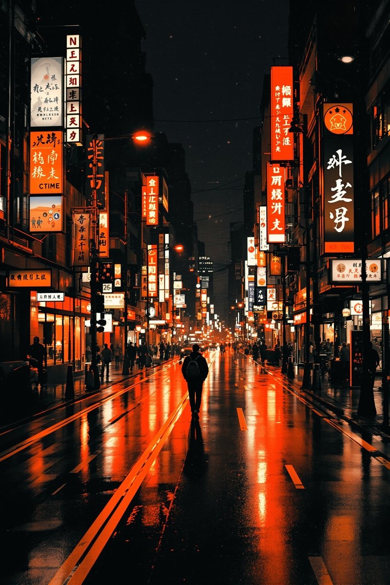 都市夜归人高清影视海报